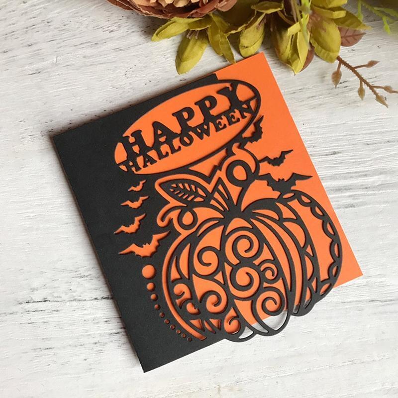 Halloween Letters Pumpkin Cutting Dies Photo Album Decoration Accessories DIY