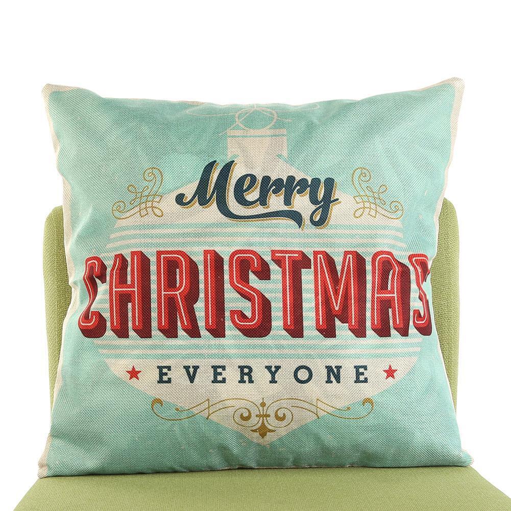 Merry Christmas Pattern Sofa Car Throw Cushion Pillow Cover Decor Gift(03)