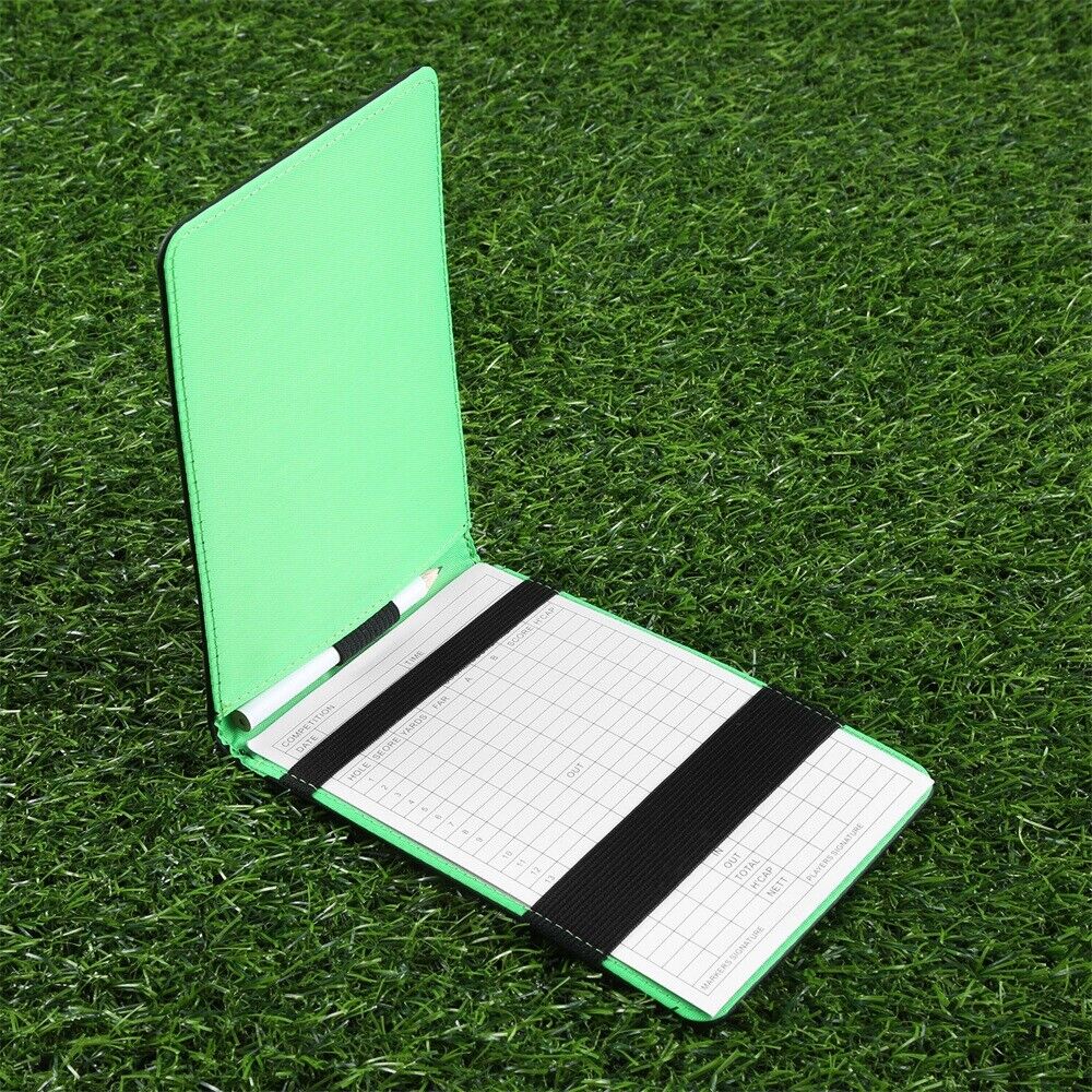 Easy carry Golf Marke Golf Score Card Holder Golf Score Writing Pen Score Marke