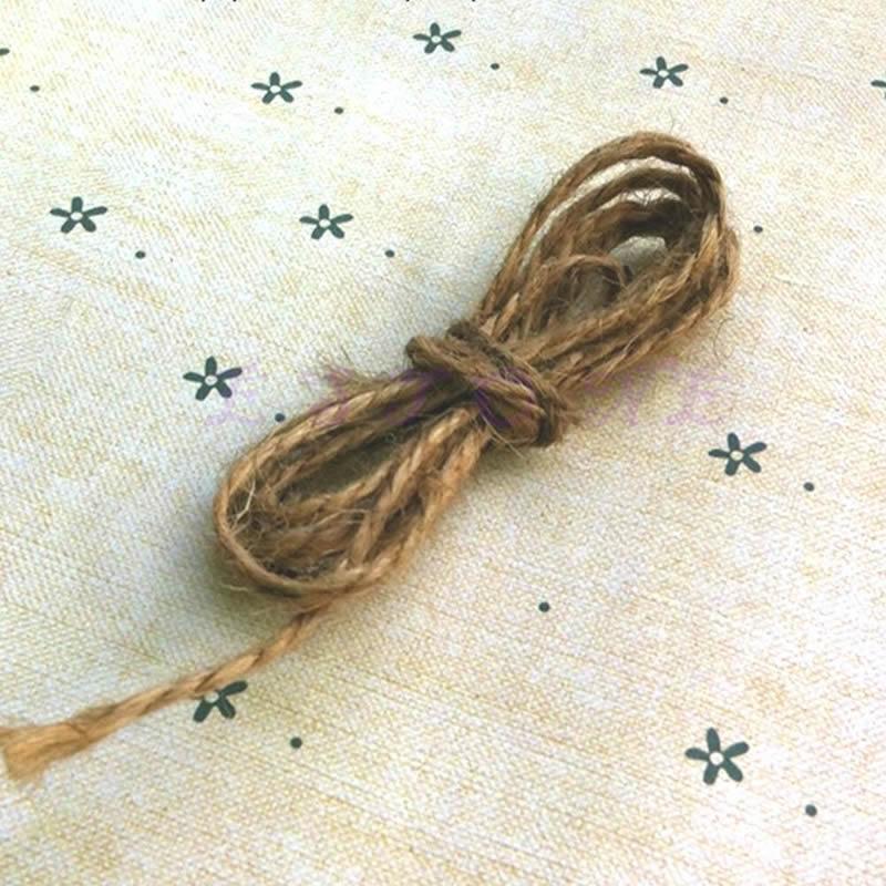 5 Meters Long Multi-purpose 2MM Three-ply HempRope DIY Accessories