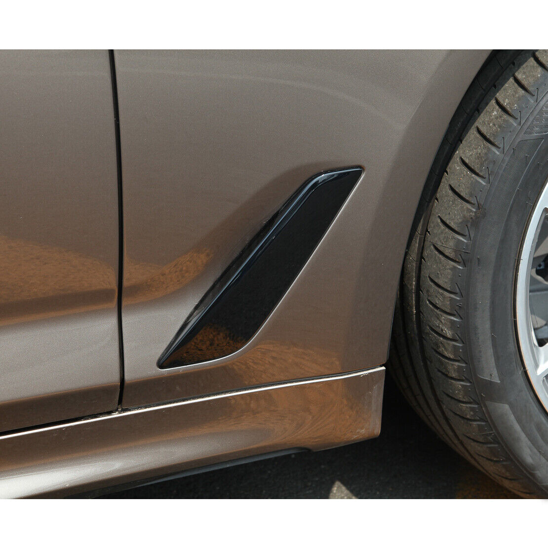 2pcs Side Fender Air Vent Cover Trim Decor Left & Right Fit For BMW 5 Series G30