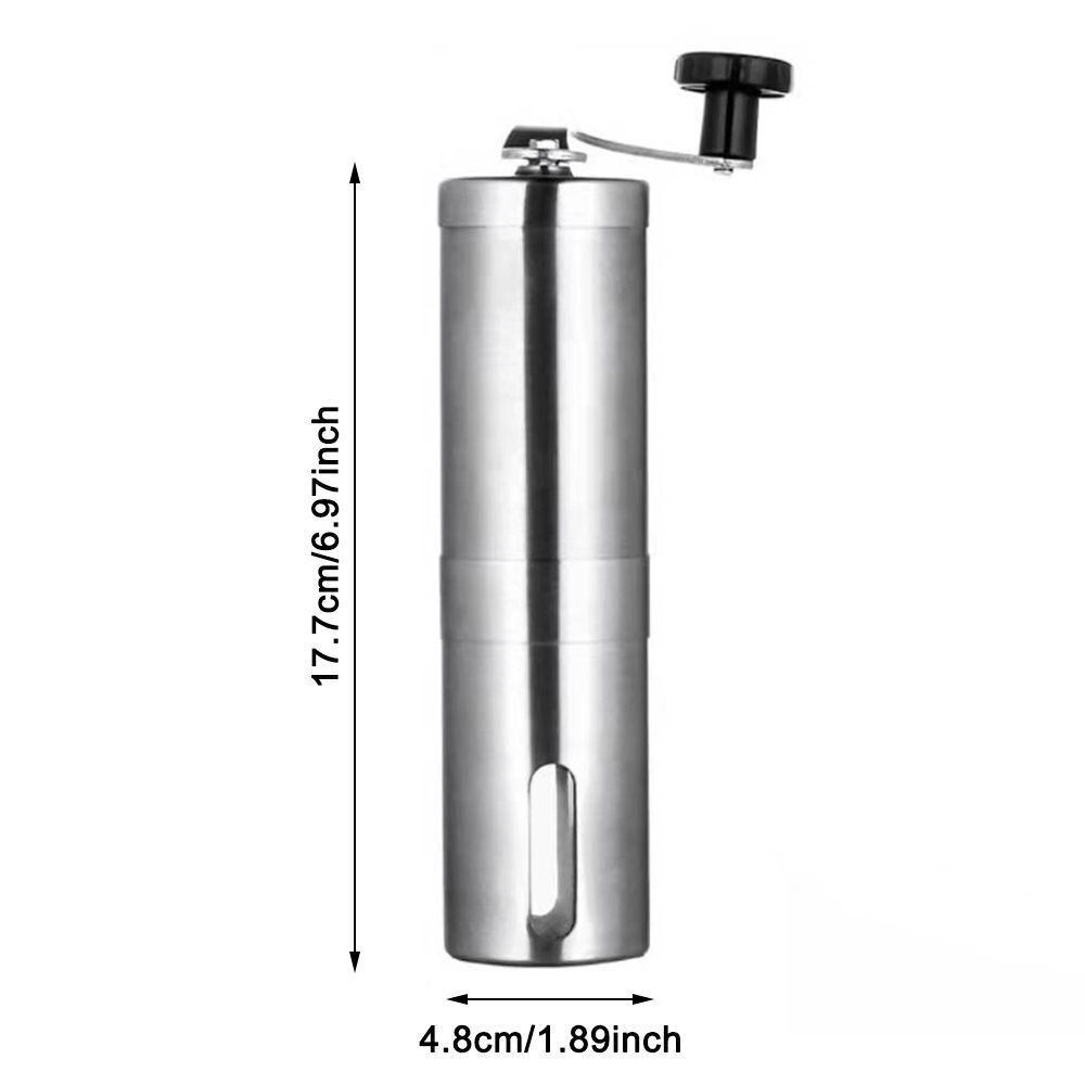 Adjustable Knob Setting Stainless Steel Manual Coffee Grinder Coffee Bean Mill