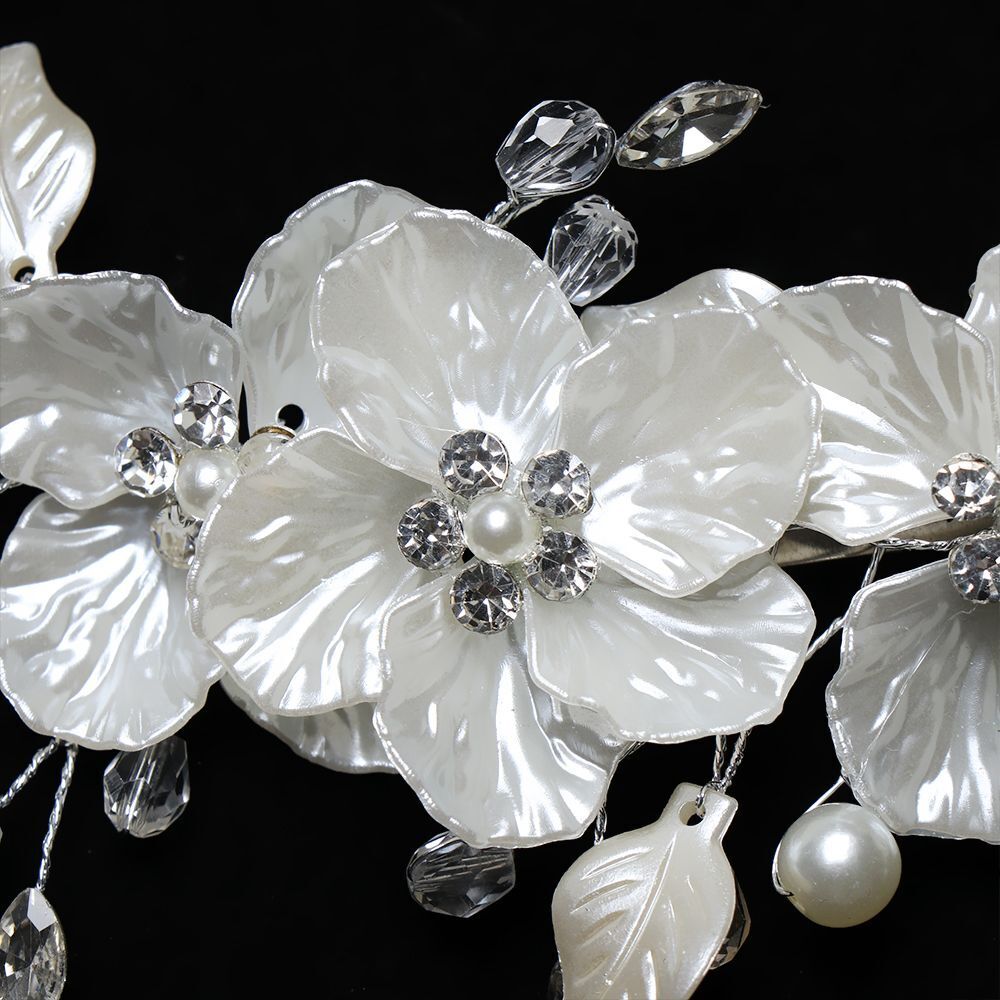 Floral Style Barrette Bridal Clips Flower Hair Pin Bridesmaid Tiara Hair Combs