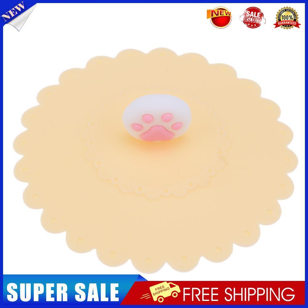 Reusable Food-grade Silicone Cup Cover Heat-resistant Anti Dust Cup Lid(2)