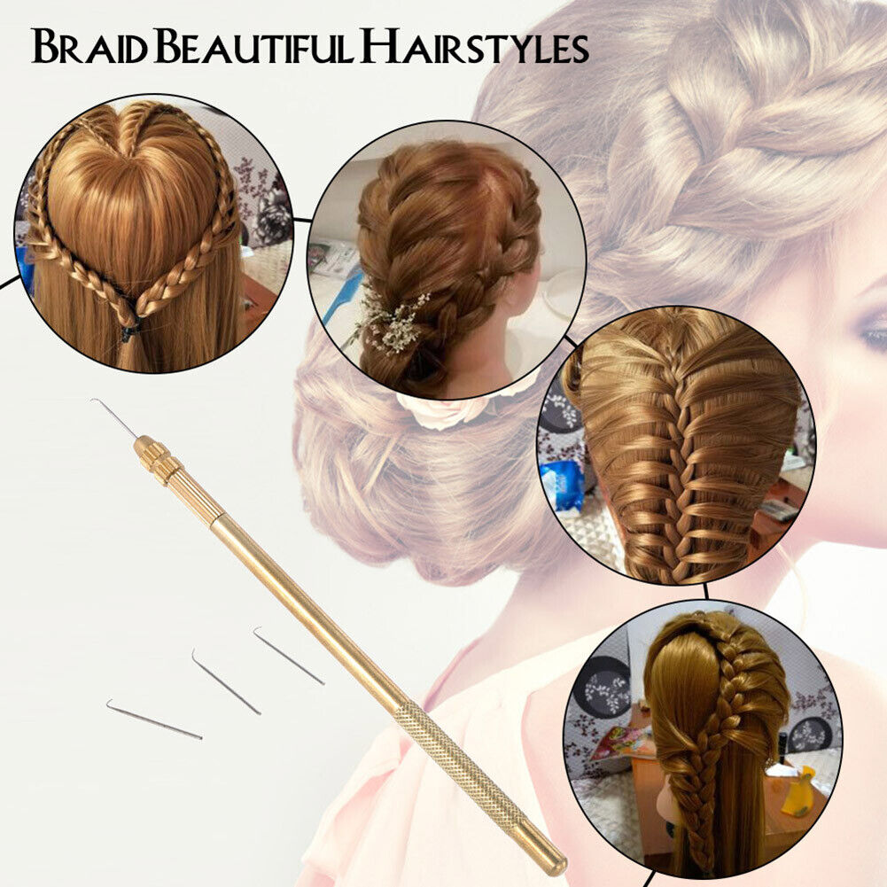 5pcs/set Ventilating Holder with Copper Handle for DIY Lace Wig Needles