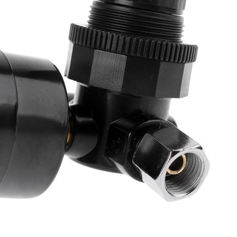 1/4" Air Pressure Regulator Reducer 12Bar 180 PSI Spray Gun Pressure Valve Gauge