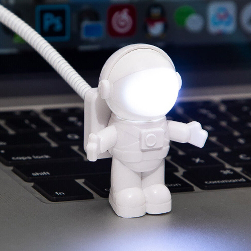 USB Night Light LED Astronaut Reading Desk Table Space Decoration Lighting