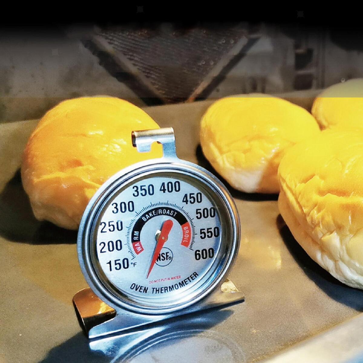 Oven Thermometer Grill/Smoker Thermometer Easy to Read 150-600°F for Home