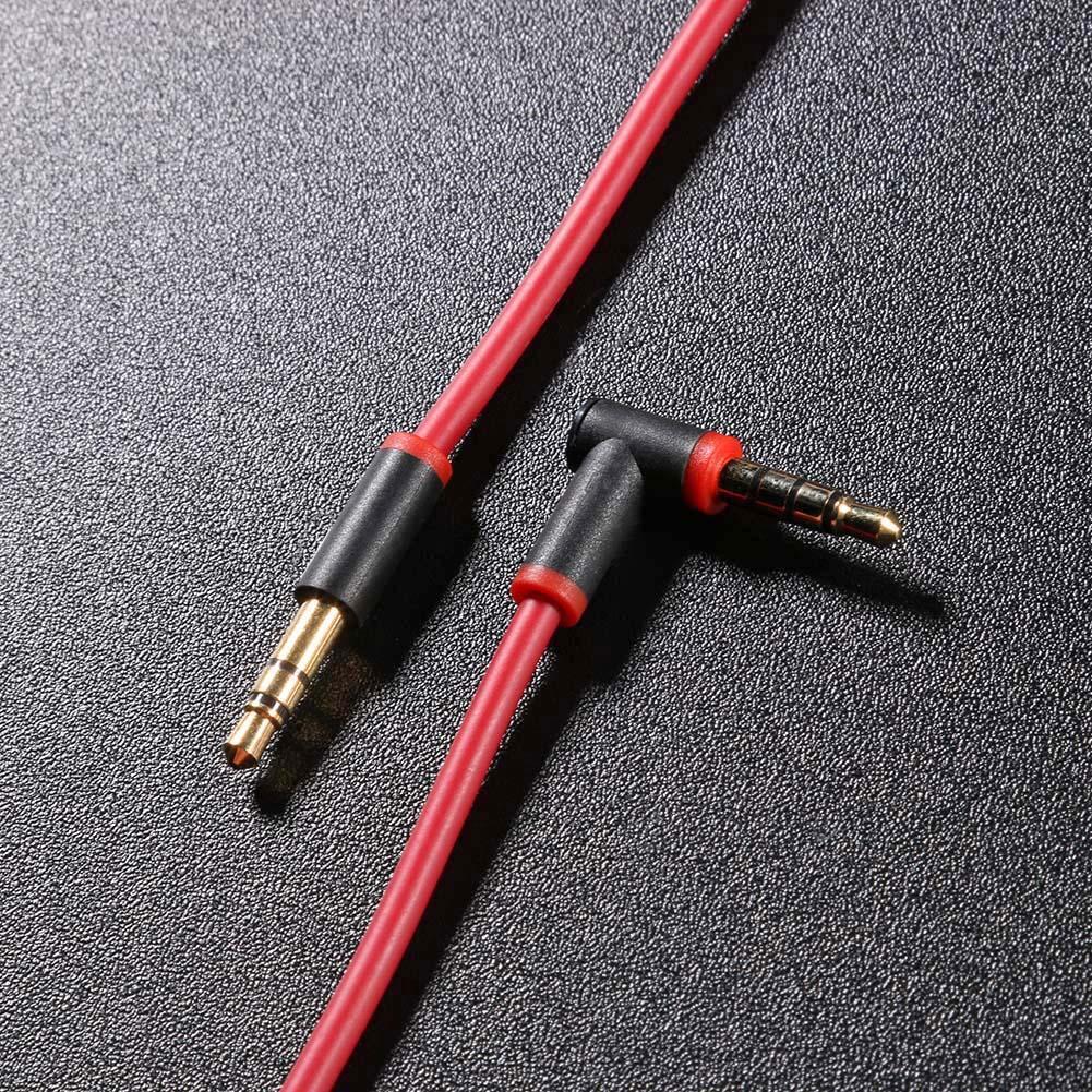 Replacement 3.5mm L Jack Audio Cable Cord Wire for Beats Solo HD Studio Pro