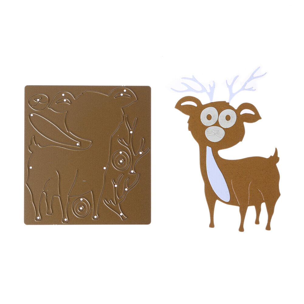 Deer Metal Cutting Dies Stencils for DIY Scrapbooking Embossing Paper Card-