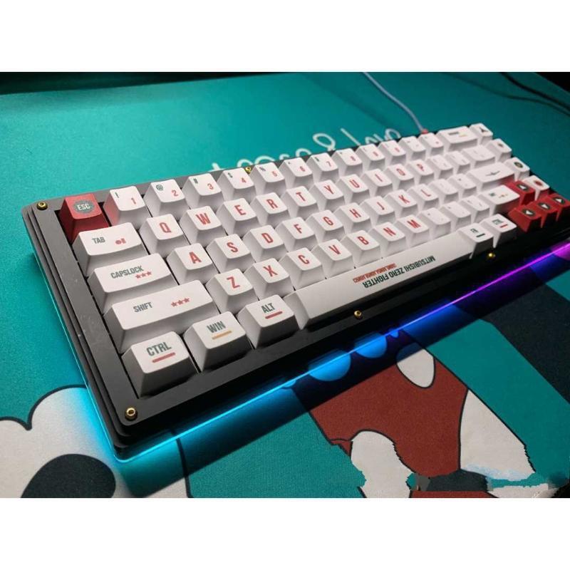 123Keys Aircraft Theme Keycap Dye Sublimation Cherry Profile Mechanical Keyboard