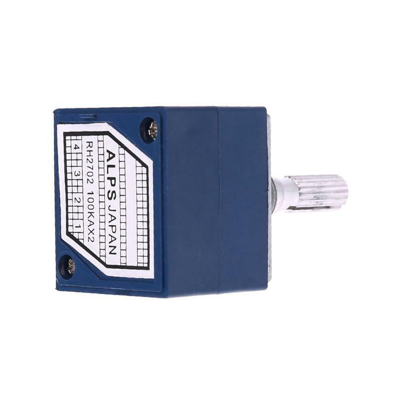 Potentiometer RH2702 8 Pin Serrated Split Shaft 6MM Precision 27-type A100K 100K