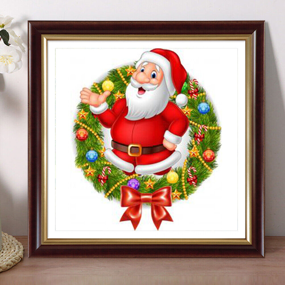 DIY Round Diamond Painting Santa Claus Star Full Drill Rhinestone (E623)