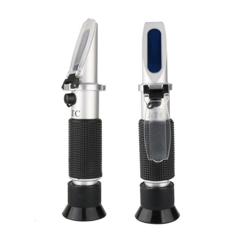 Professional Refractometer with ATC 0~32? Hand Held for Juice Sugar Meter Tester