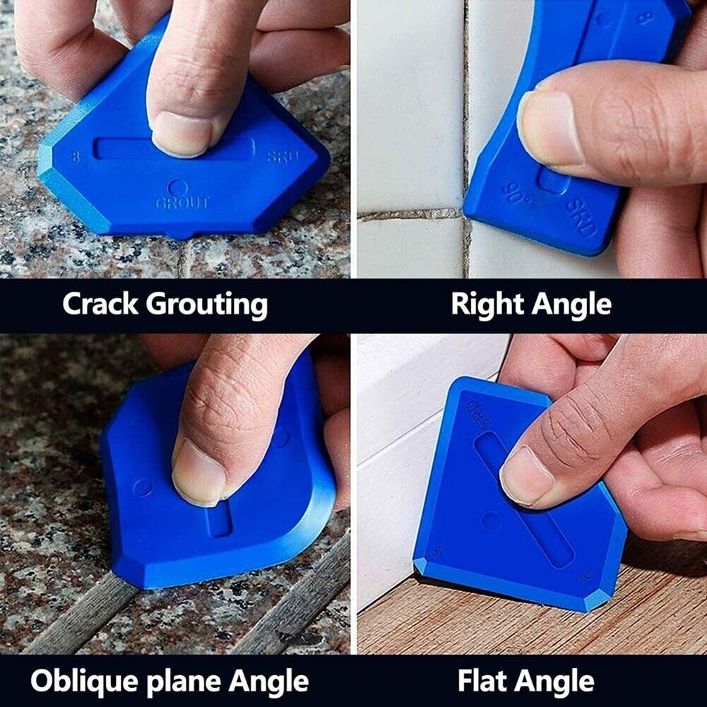 10pcs Glass Glue Smoothing Spatula Sealant Remover Caulking Scraper Kit