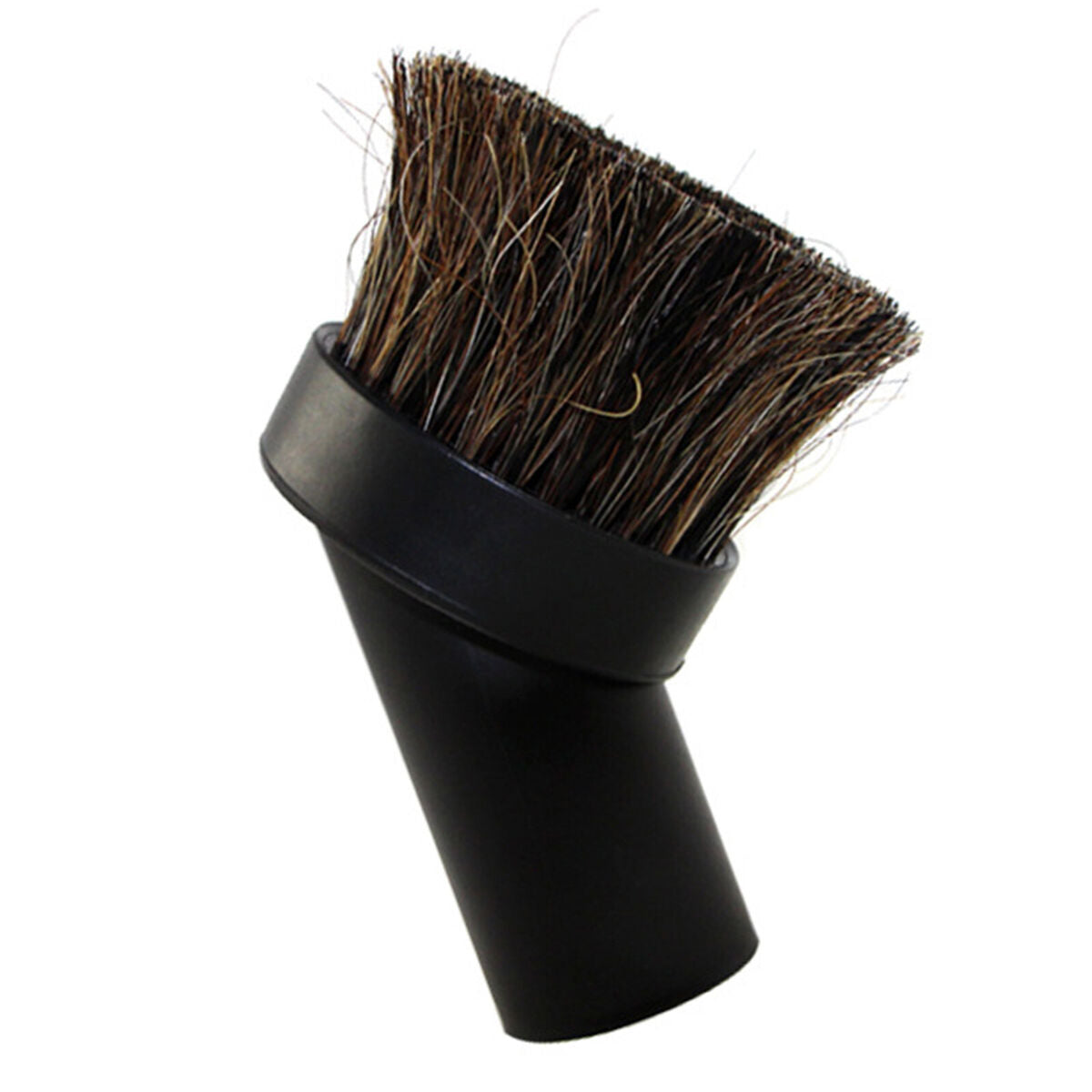 Horse Hair Vacuum Attachment 25mm Round Dust Brush Hose Adapter Replacement