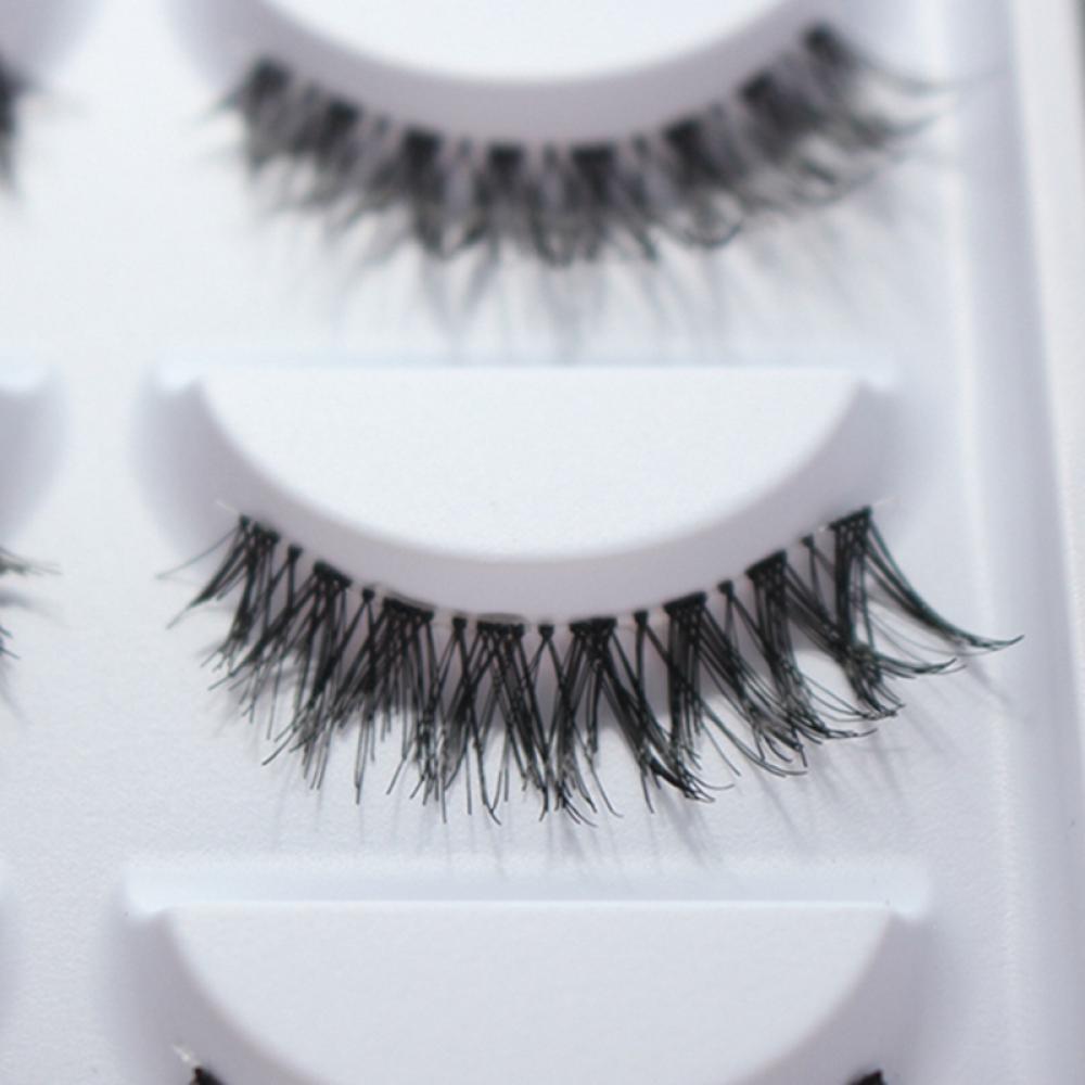 5Pairs New Handmade Cosmetic Beauty Eye Makeup Tool False Eyelashes Long Natural