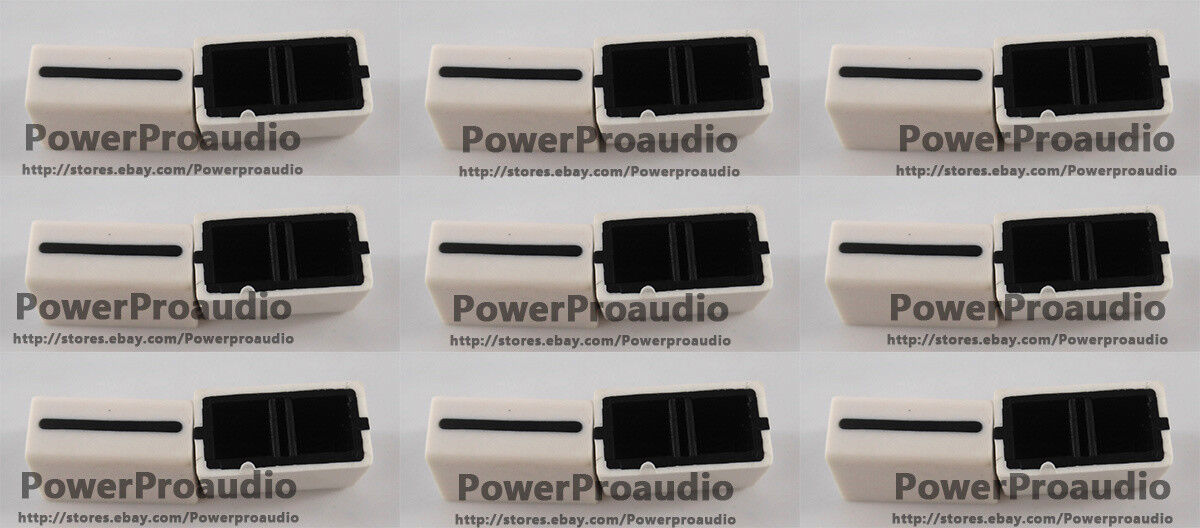 18pcs New Channel Crossfader  Fader  Cap Knob For RANE 56 57 61 62 64 68(white)