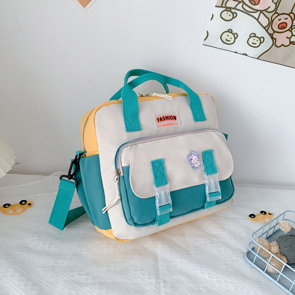 Multifunctional Backpack Schoolbag Cute Teenager Girls Shoulder Bag (Green)