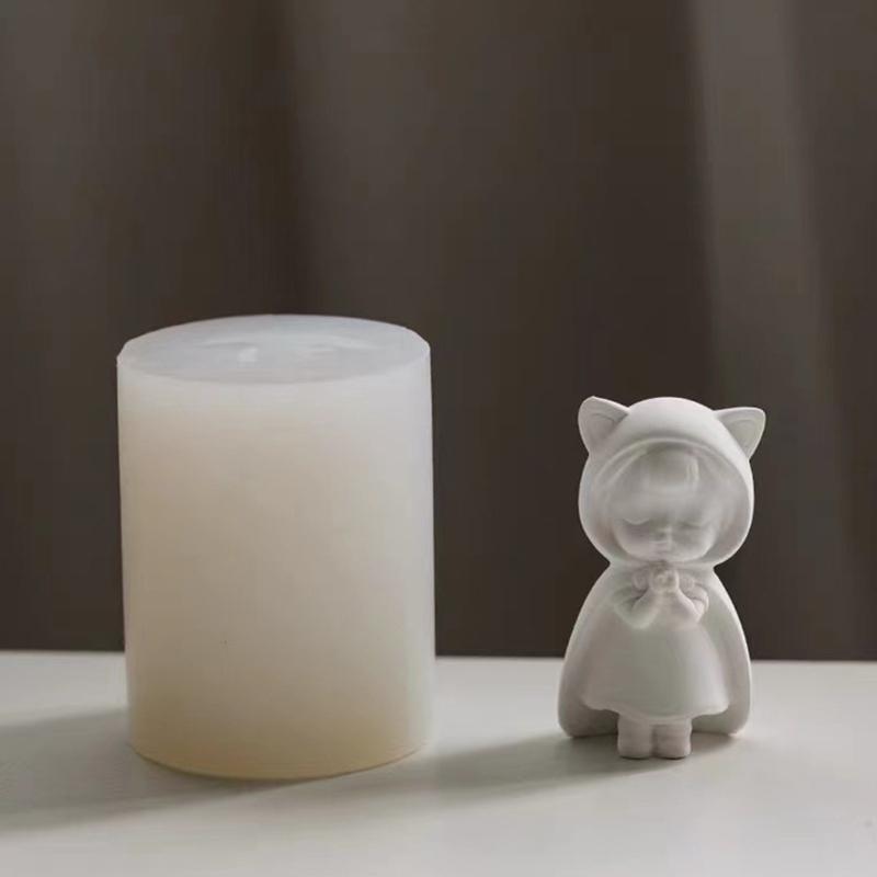 Praying Girl Candle Casting Mold Epoxy Casting Mould Gifts for Friend Neighbor