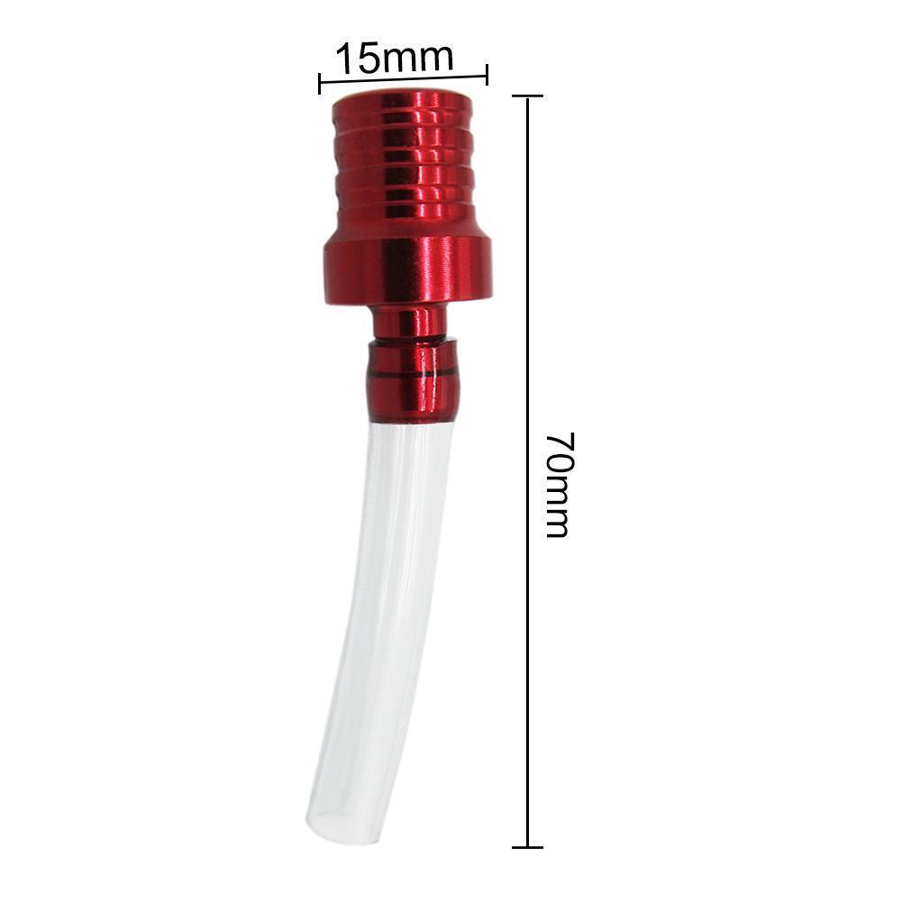 Motorcycle Gas Fuel Cap Valve Vent Breather Hose for ATV Dirt Bike(Red)