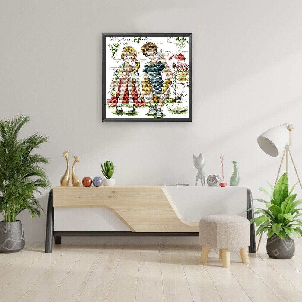 Partial Embroidery Set Love of Life Cross Stitch Kit 14CT Stamped DIY Craft