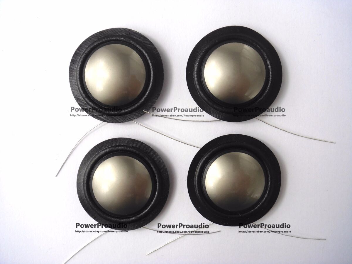 4 pcs Aftermarket 25.4 mm tweeter diaphragm voice coil,1 inch Silk+Titanium
