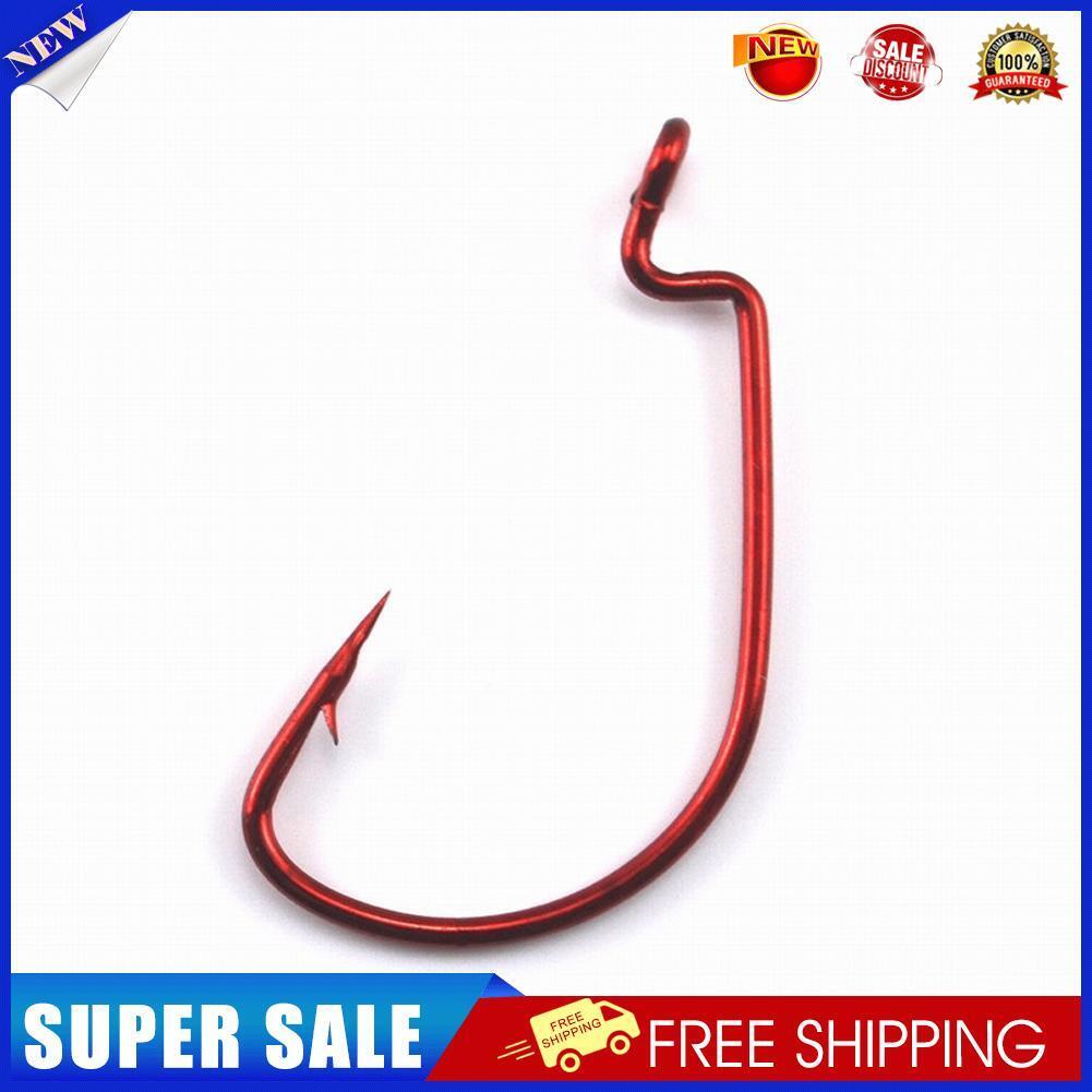 20pcs Barbed Crank Sharp Fishing Hooks Pesca for Soft Bait Tackle 3/0#