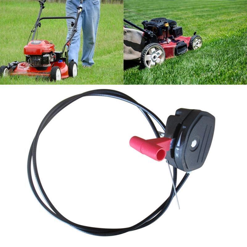 Universal Throttle Cable & Choke Lever for Mower Maintenance Garden Tools