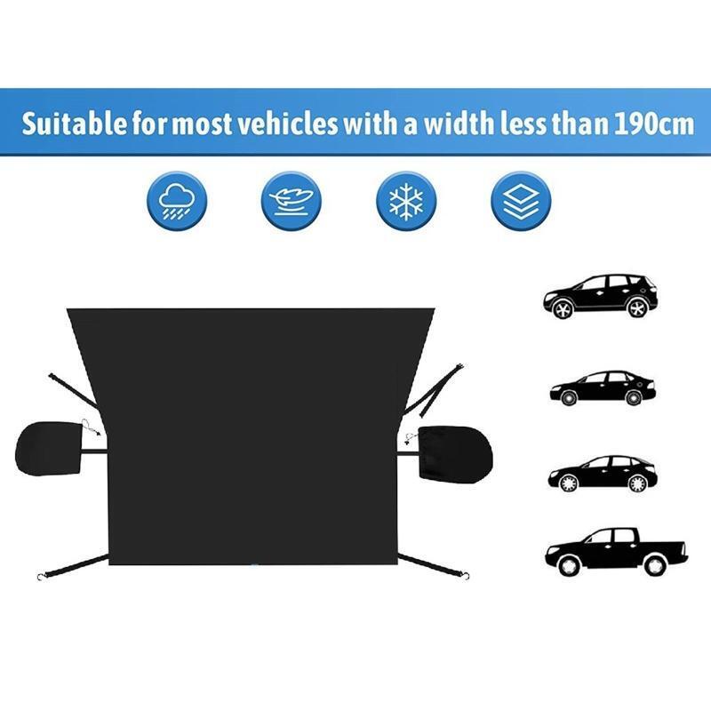 Car Truck Windshield Sun Snow Cover Protects Wipers from Ice Frost 209x147cm