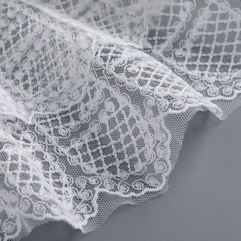 Girl Knotted White Collar with Pastoral Style for Spring Sun-proof Supplies