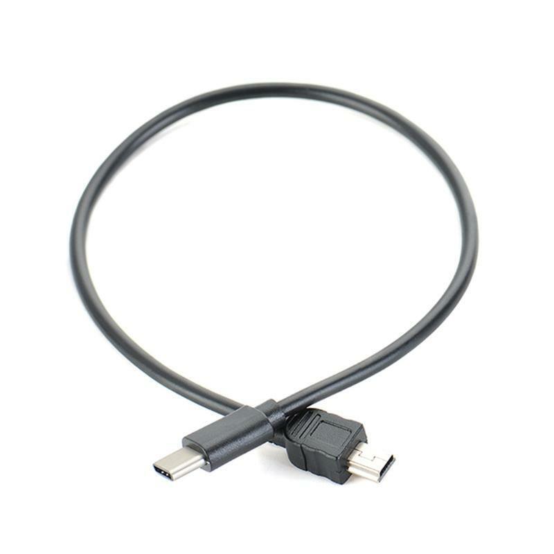 30cm Multifunctional Type C to Mini USB Camera OTG Copy Conversion Cable