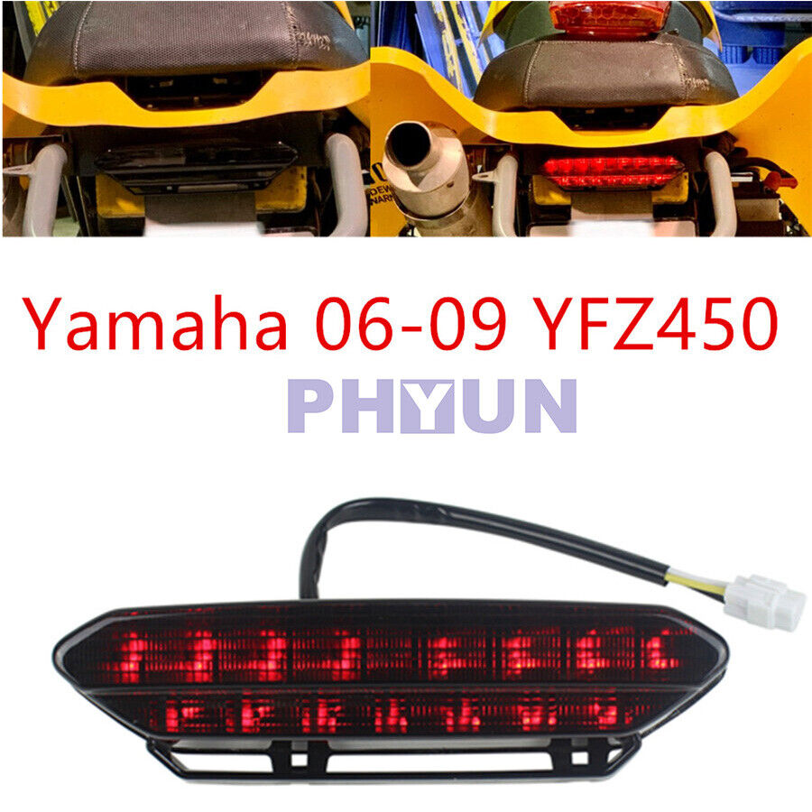 LED Tail Light for Yamaha 2006-2009 YFZ450 06-09 YFZ 450 5TG847102100 Rear Lamp