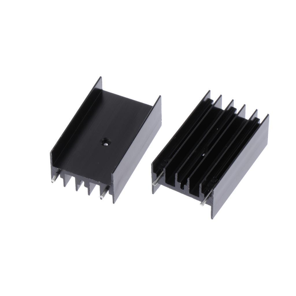 20pcs aluminum heat sink heat sink radiator for TO-220 MOSFET transistors