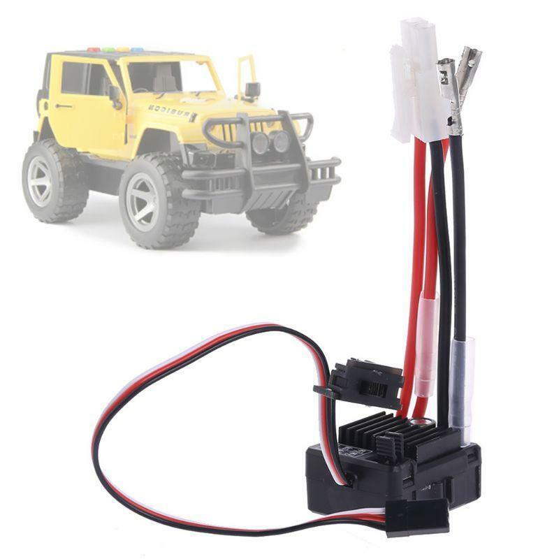 1060 Brushed ESC 60A 2-3S LiPo Waterproof Electric Speed Controller for RC Cars