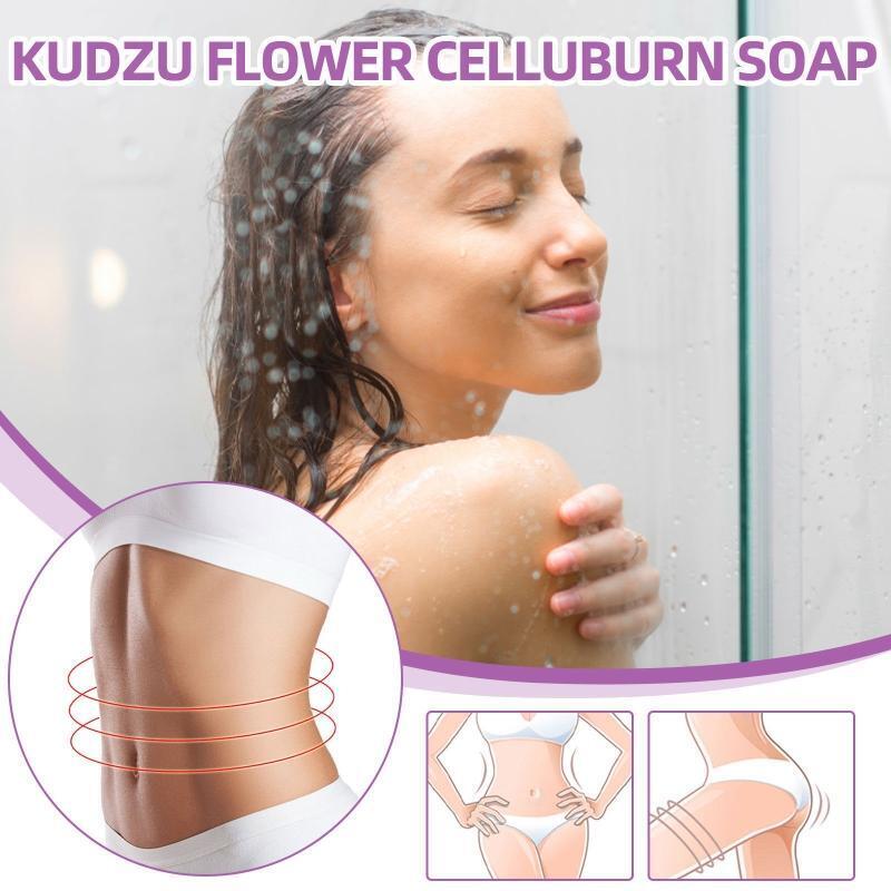 Handmade Purple Bar Soap w/ Kudzu Flower Essence Body Soap Bars for Women & Men