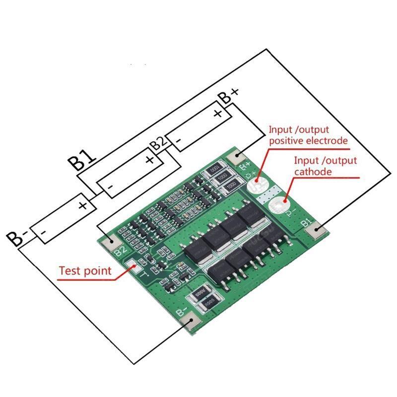 3S 25A Lipo Lithium Polymer BMS/PCB Battery Protection Board for 3 Packs 18650