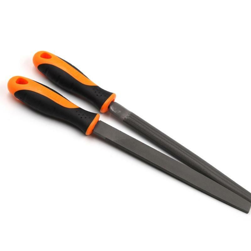 Workshop File Set Steel Rasp File Flat Triangle Round Square Half-Round 5 Pcs