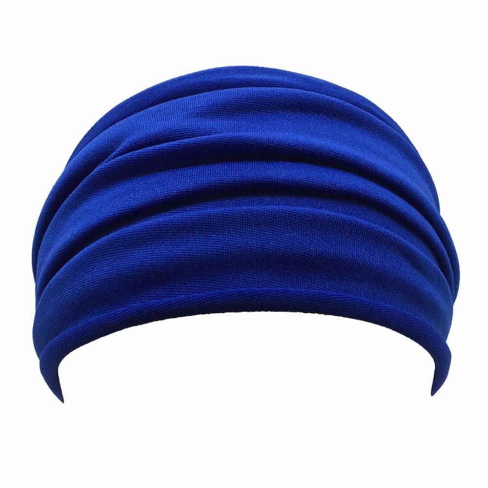 Sports Headband Turban Running Headwrap Fold Yoga Hairband Stretch Hair Band