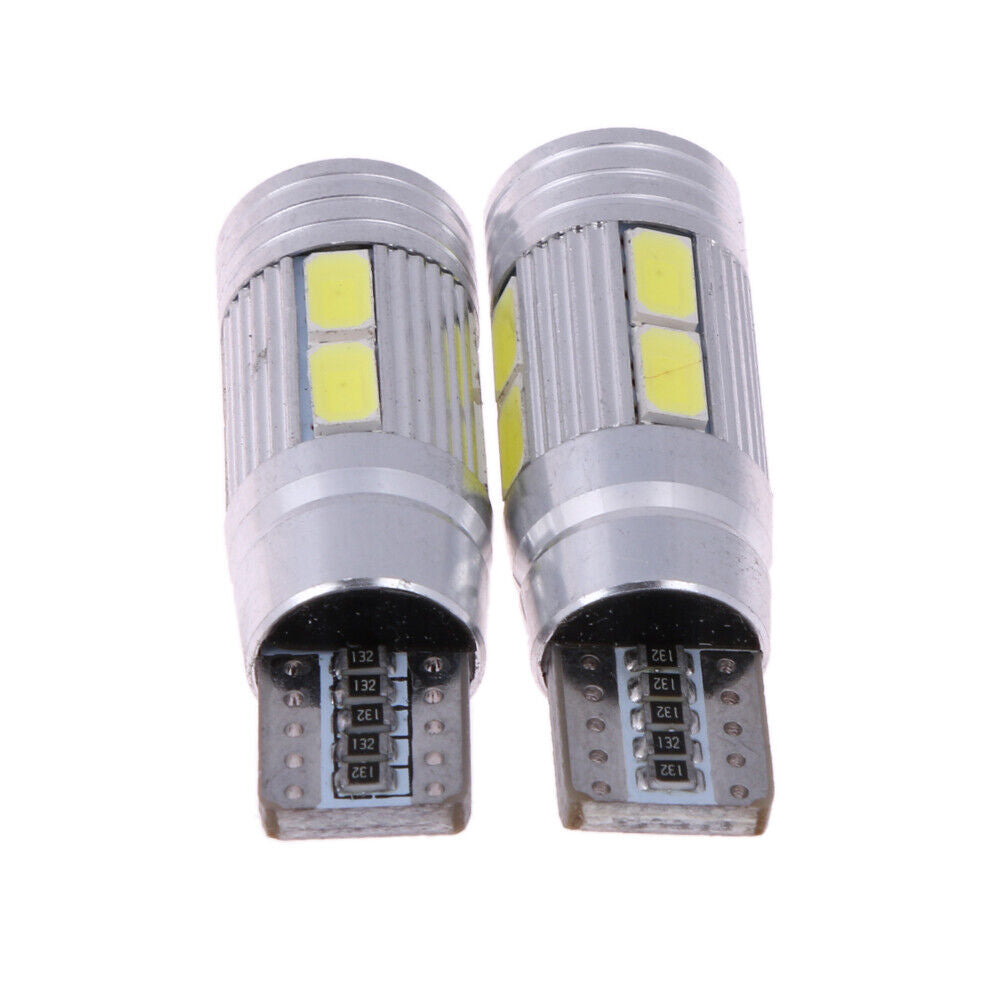 2 X T10 Show Wide Light Canbus T10 5630 10SMD W5W Car Led Lights