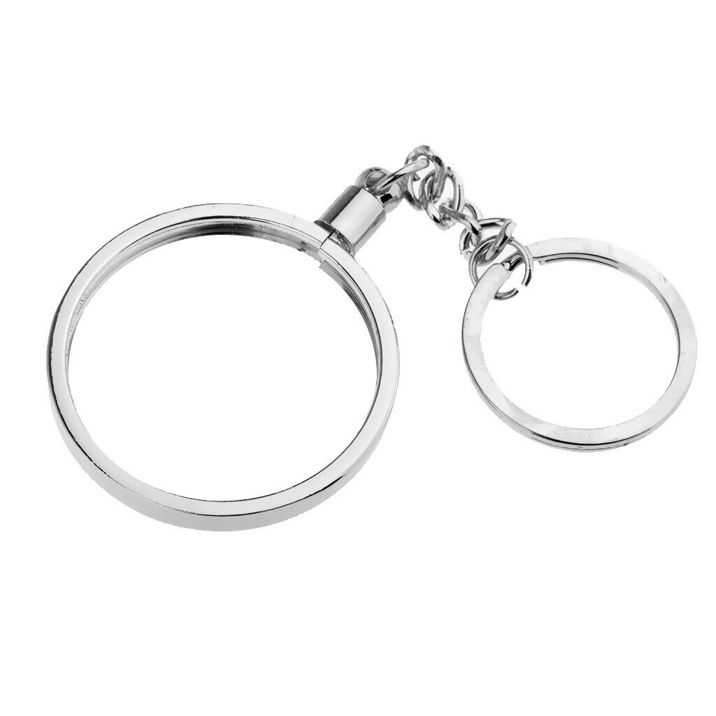 2Pc   Keyring Holder Key Chain  Men  Creative Pendant 40mm