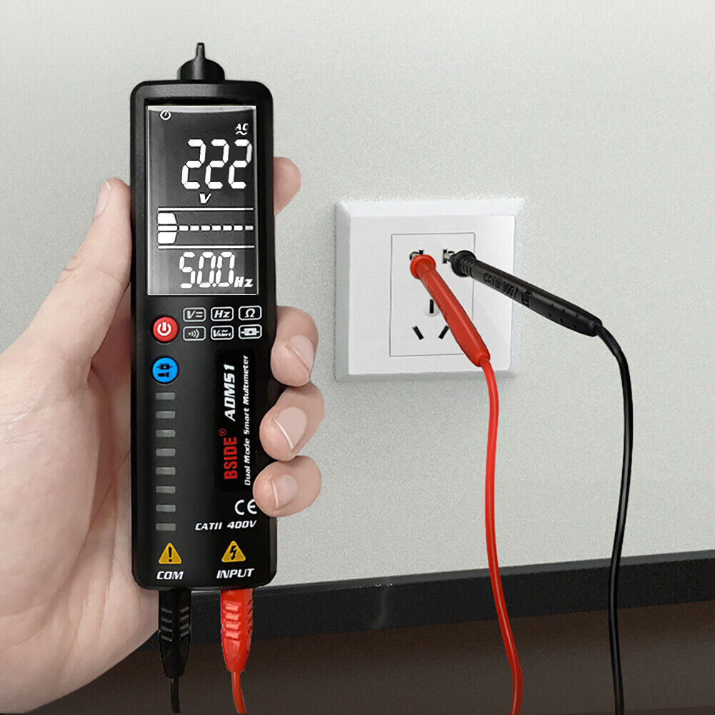 ADMS1CL LCD Intelligent Digital Multimeter+Electric Pen with Analog Strip