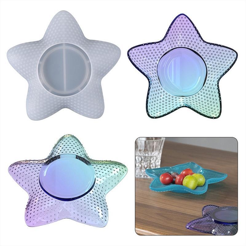 2 Pcs Silicone Cake Holder Tray Mold Fruit Cup Mold Food Station Serving Mold