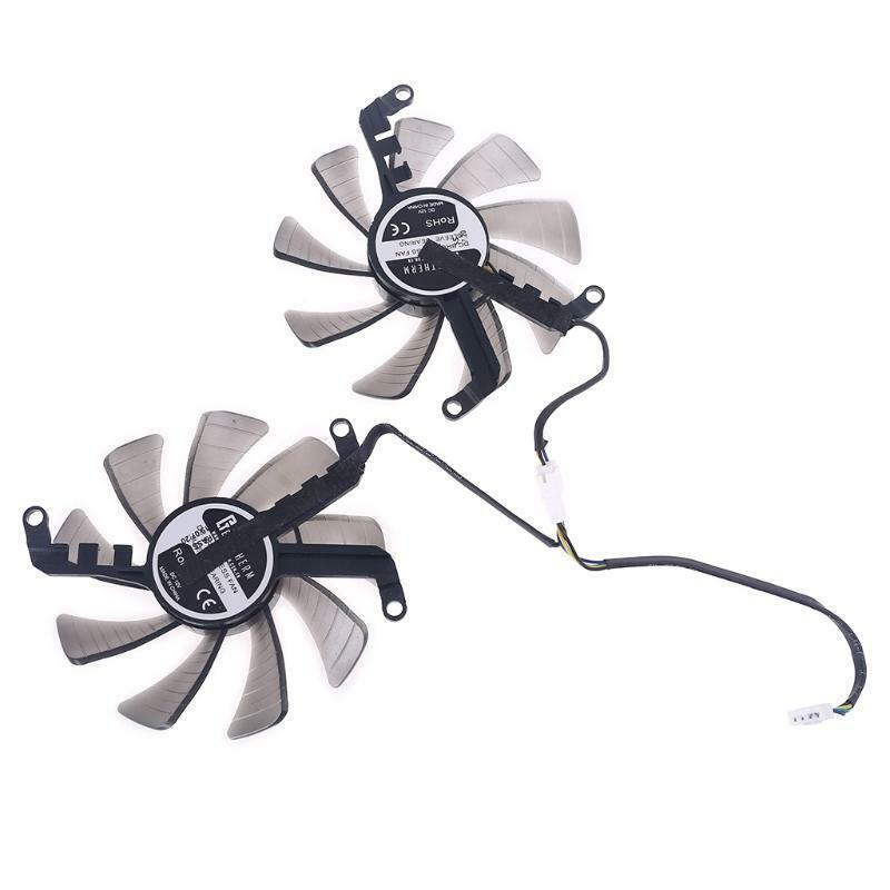 2pcs 85mm 4Pin Cooler Fan for Galax GeForce GTX 1660 RTX 2060 2070 Graphics Card