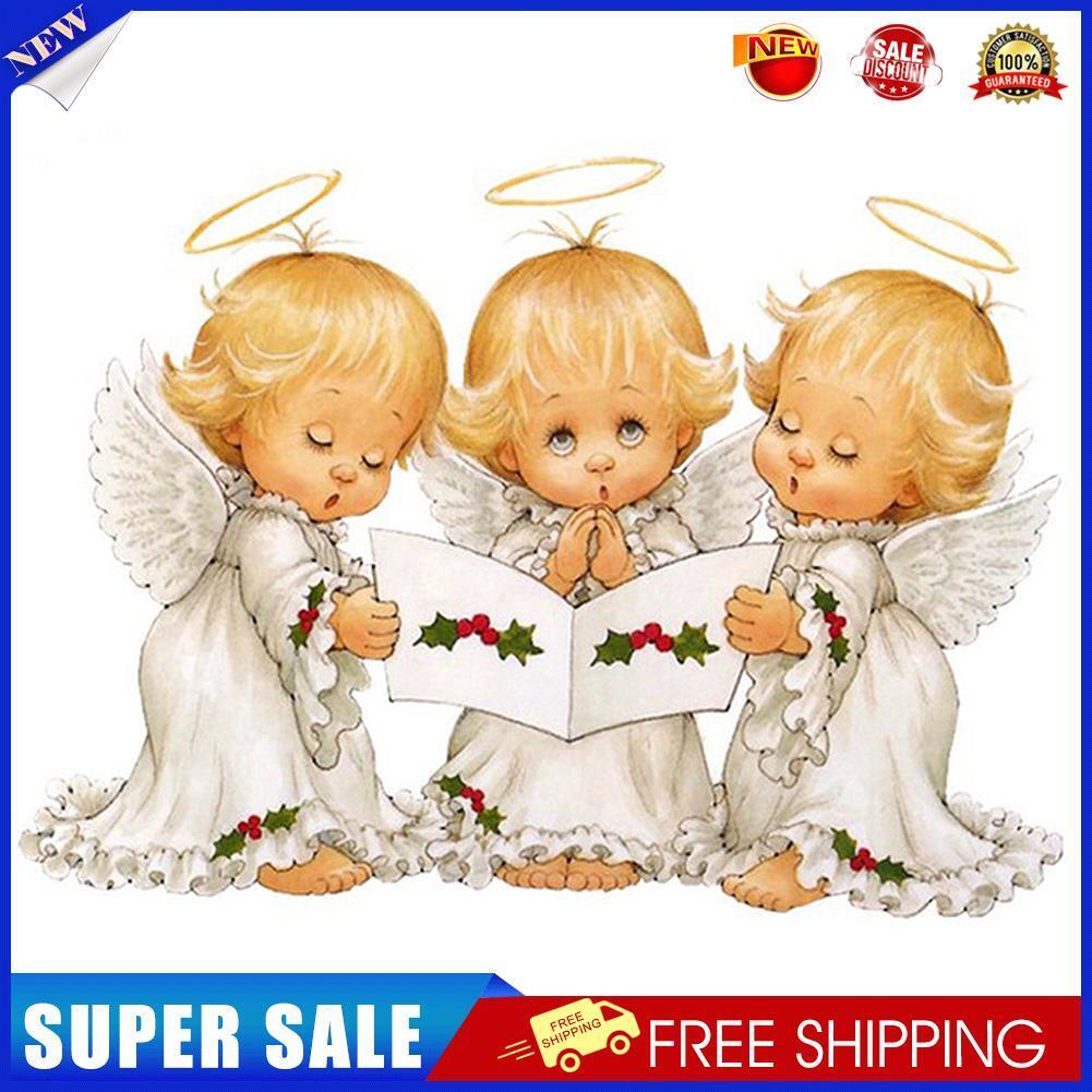 5D DIY Diamond Painting Three Little Angels Cross Stitch Embroidery Mosaic