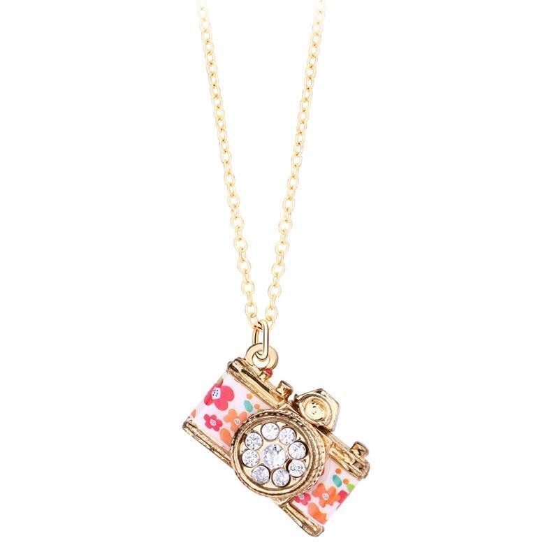 Flash Camera Pendant Necklace Photoflash Camera Necklace Camera Exquisite