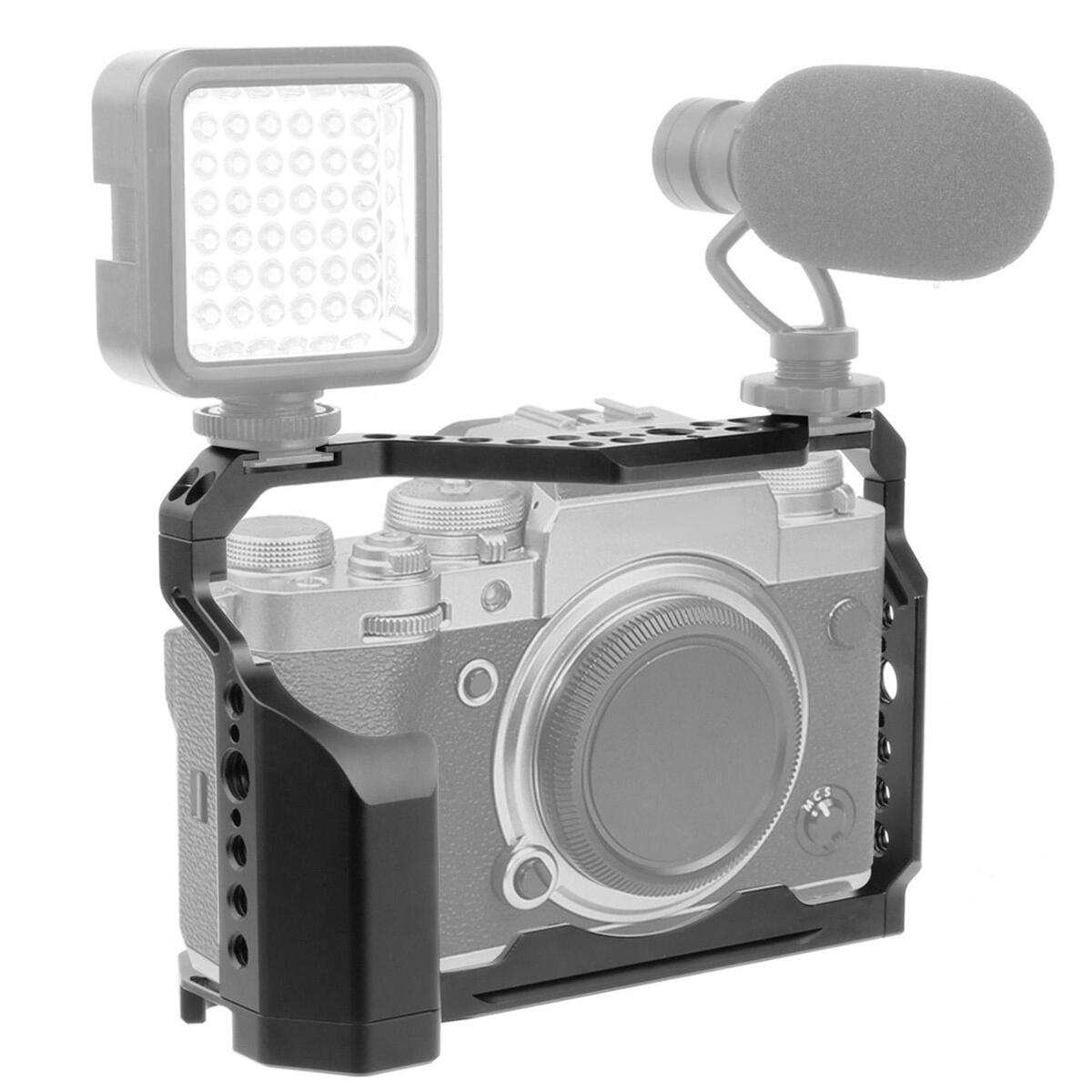 XT4 Cage Camera Protection Frame Tripod Expansion Platform Compatible for Fuji