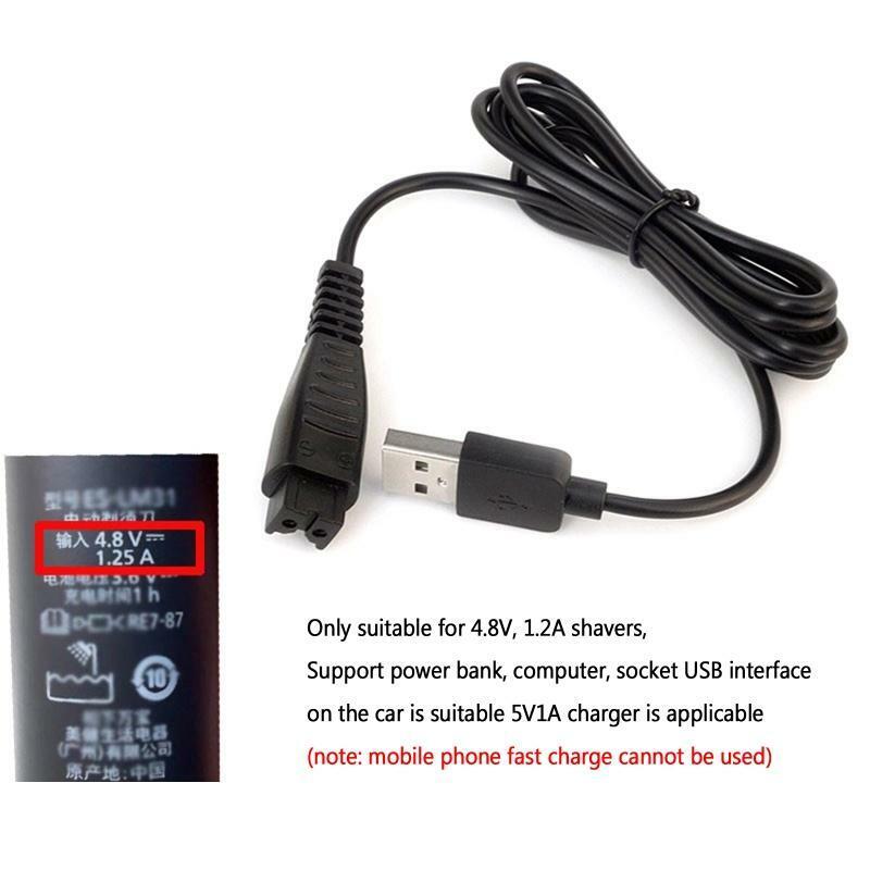 USB Charger For Panasonic RE7-87 acr3 acr4 acr5 series Shaver Razor Charger