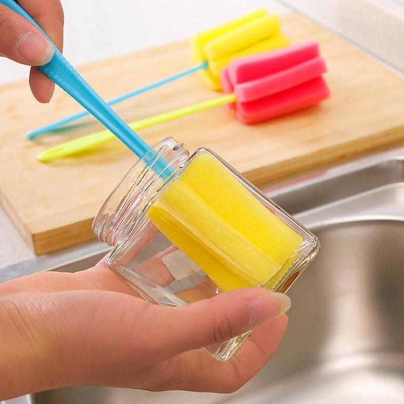 Sponge Cup Brush Wineglass Water Bottle Coffe Tea Mug Brush Glass Cup Brushes