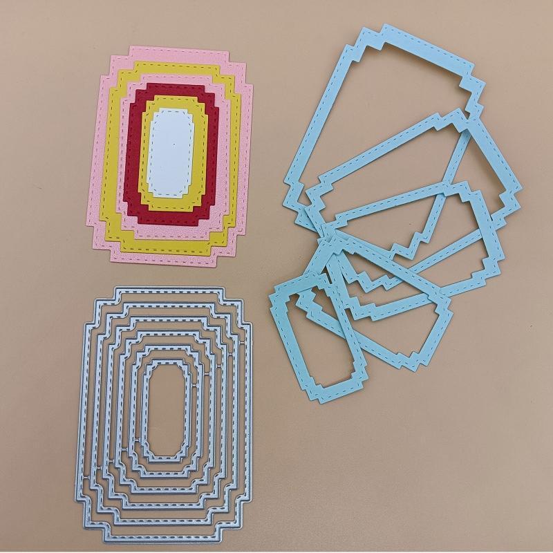 Frame Metal Cutting Dies Stencil Scrapbooking DIY Album Stamp Paper Card